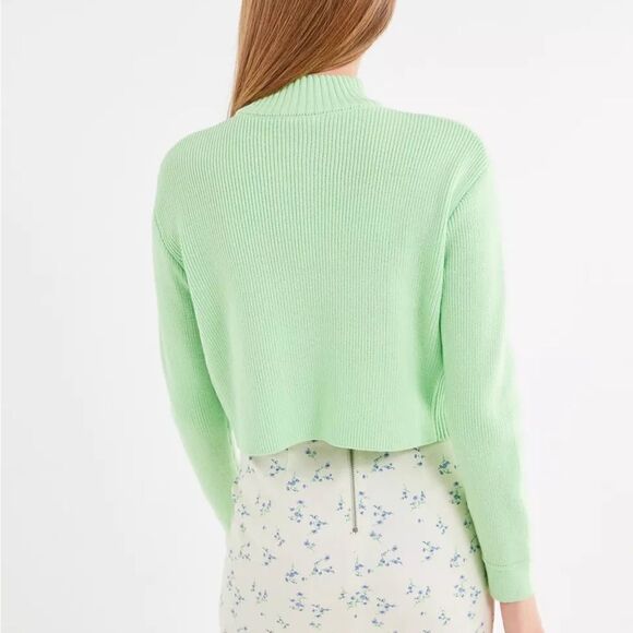 Urban Outfitters Hill Half-Zip Cropped Sweater XS - Picture 3 of 9